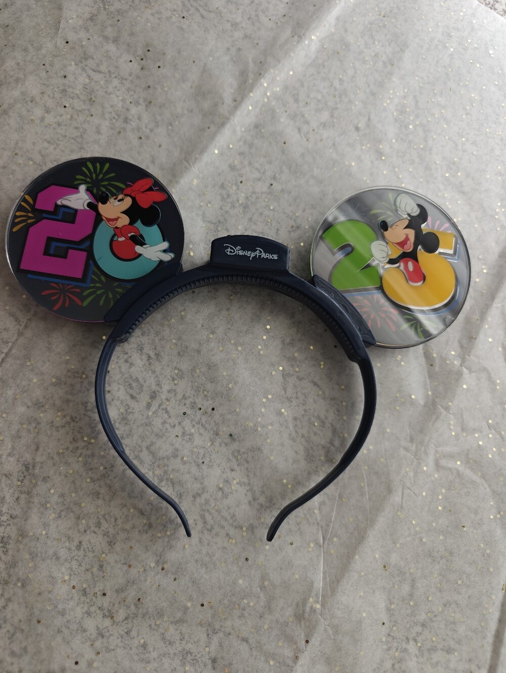 Disney Parks 2025 light-up ear headband Minnie Mickey Mouse  fireworks works